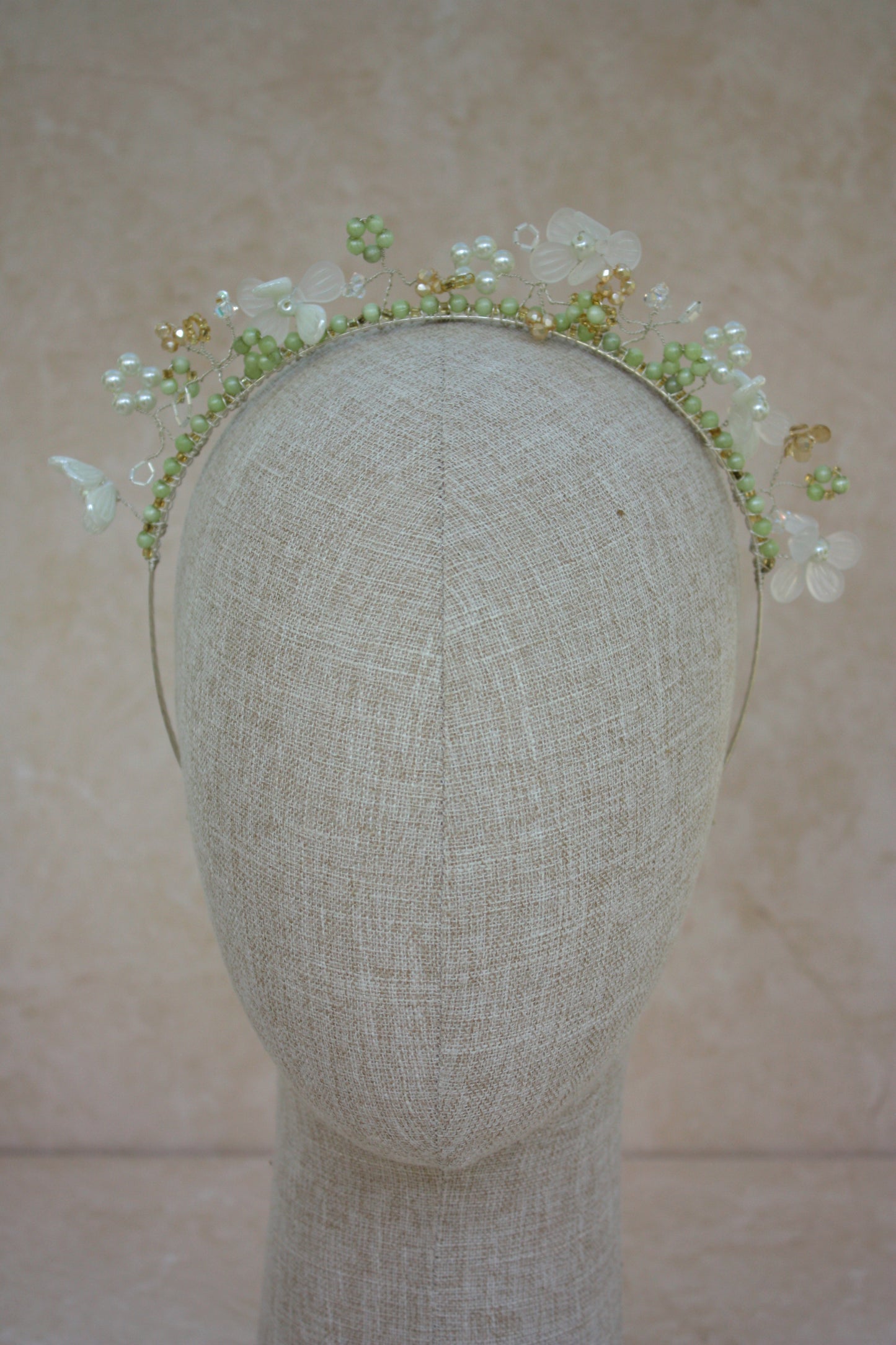 one of a kind floral tiara