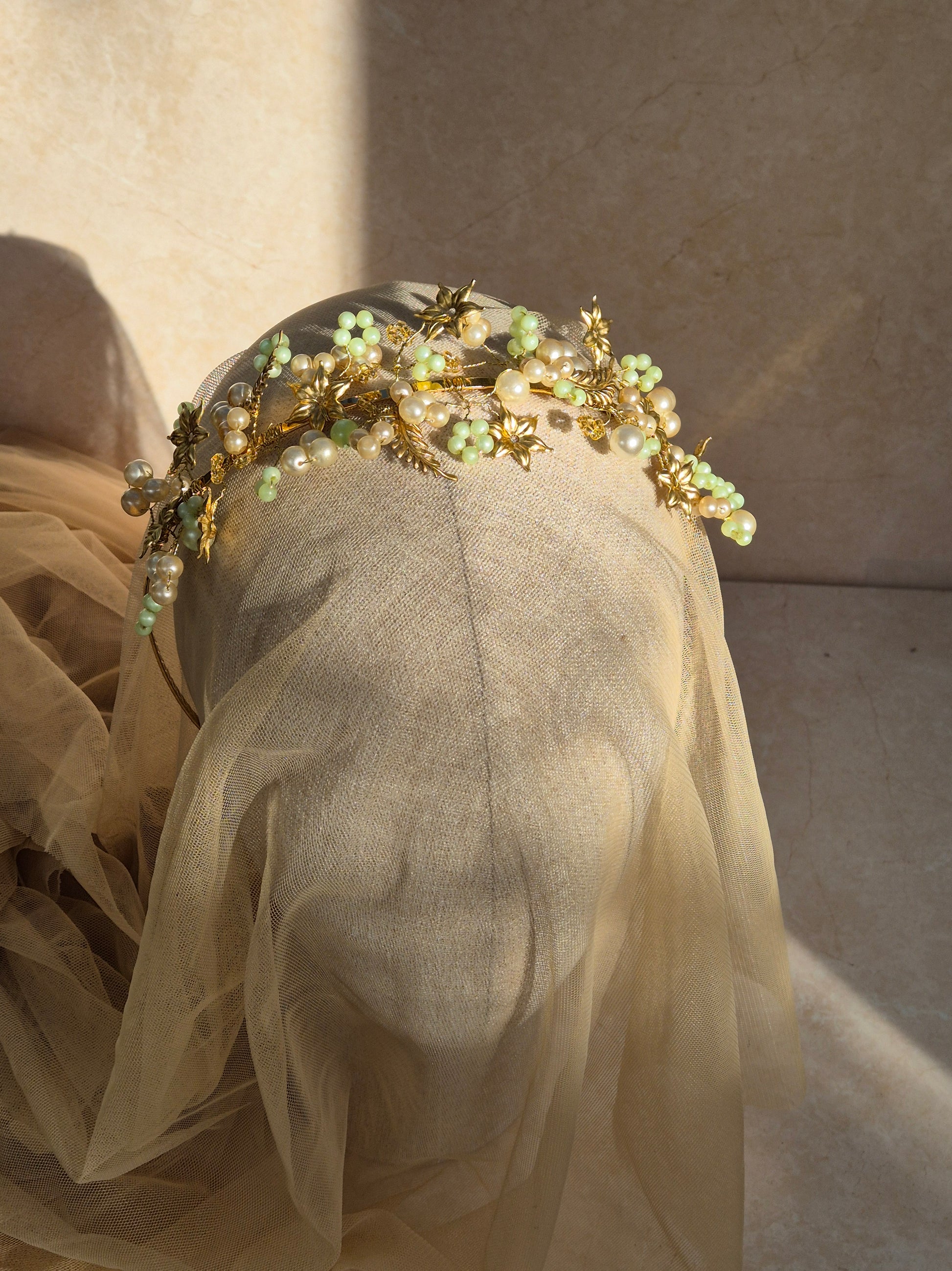 one of a kind handmade vintage tiara 