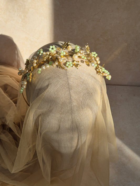 one of a kind handmade vintage tiara 