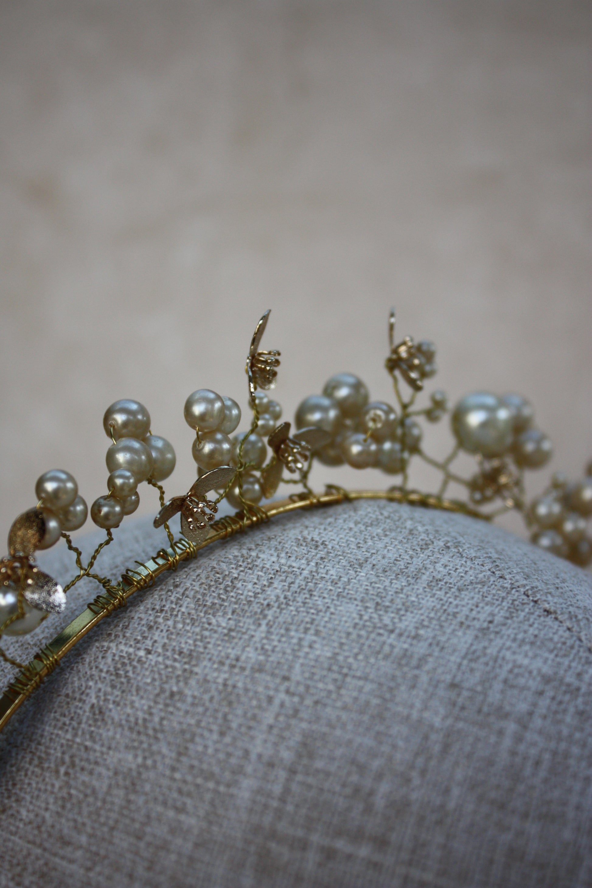one of a kind vintage style tiara